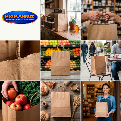 Sacos Asa Torcida - Plasqueluz